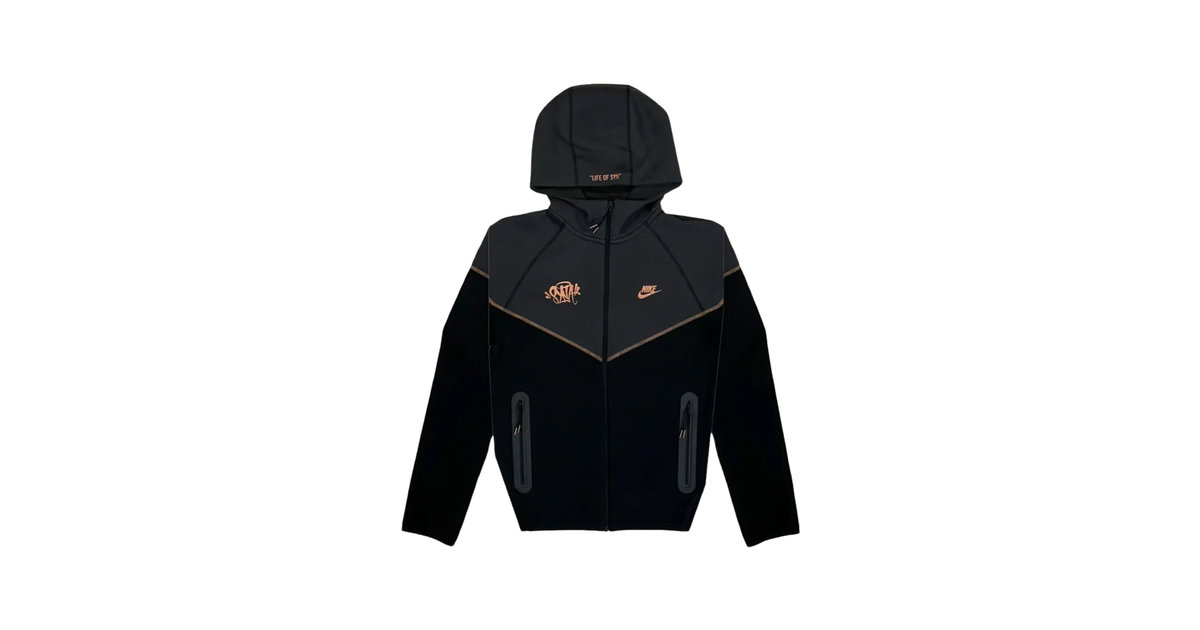Nike Sportswear x Central Cee Tech Fleece Full Zip Hoodie Black