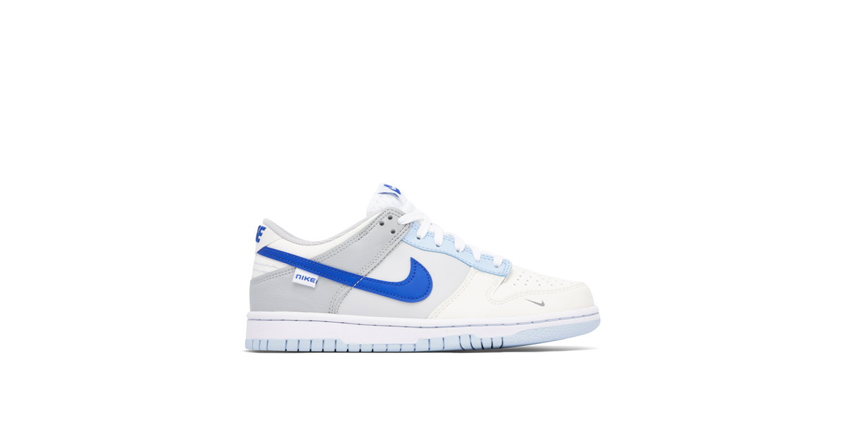 Nike Dunk Low Ivory Hyper Royal GS | FB1843-141 | Laced