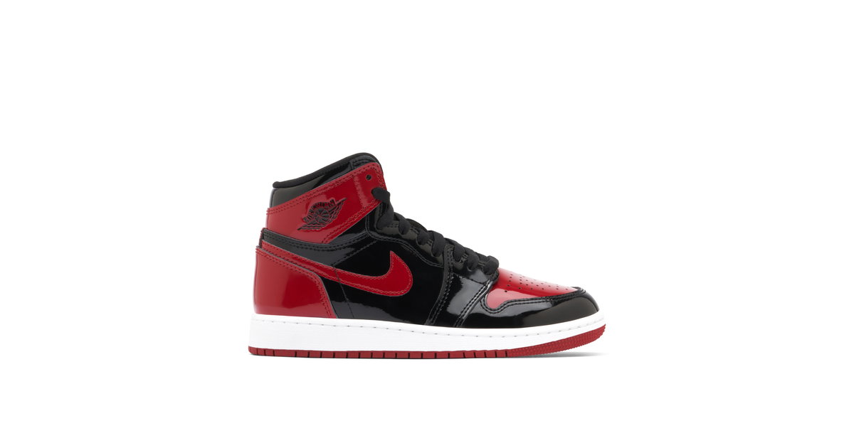 Air Jordan 1 High OG Patent Bred GS | 575441-063 | Laced