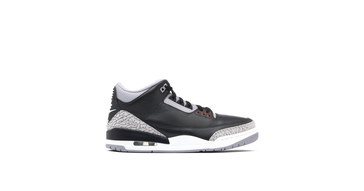 Air Jordan 3 Retro Black Cement Reimagined | DN3707-010 | Laced