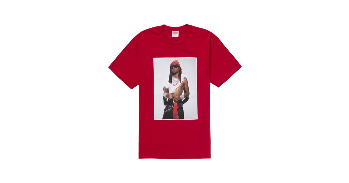 Supreme Playboi Carti Tee Red | SUPREME-01769 | Laced
