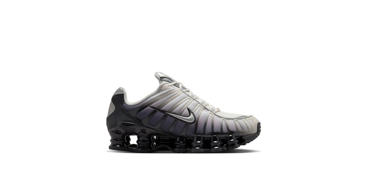 Nike Shox TL Off Noir Metallic Silver Womens | IB7705-001 | Laced