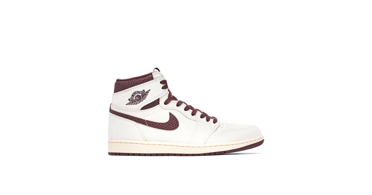 A Ma Maniere x Air Jordan 1 Burgundy Sail | DO7097-100 | Laced
