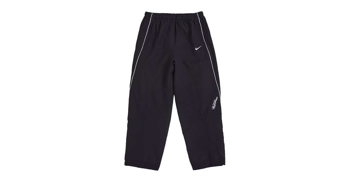 野*市様 25SS Supreme × Nike Track Pant Blac Supreme Nike Track Pant (SS25) Black | SUPREME-01593 | Laced