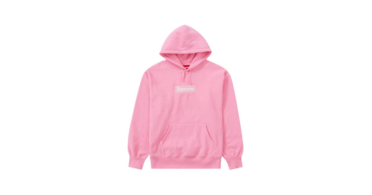 Supreme Box Logo Hooded Sweatshirt (FW21) Pink | SUPREME-00225 | Laced
