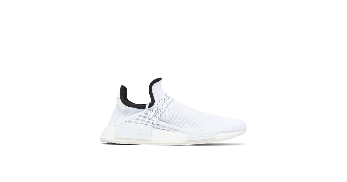 [GY0092] Mens Adidas HU‎ NMD White Black Sneaker - Sz 12.5 adidas NMD Hu x Pharrell Williams main image 3