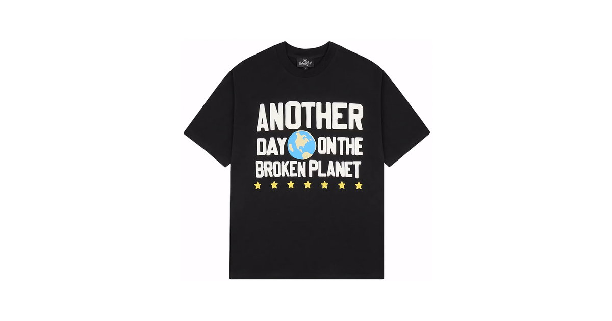 Broken Planet Another Day Midnight Black T-Shirt | BROKEN-PLANET