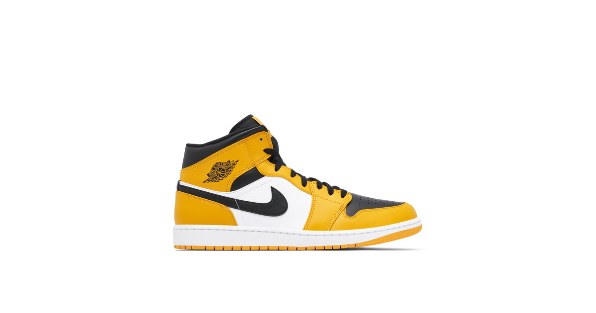 Air Jordan 1 Mid Reverse Yellow Toe | 554724-701 | Laced