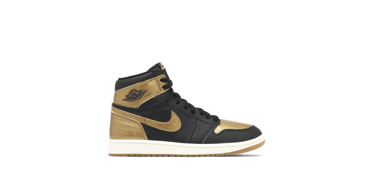 Air Jordan 1 Retro High OG Black Metallic Gold | DZ5485-071 | Laced