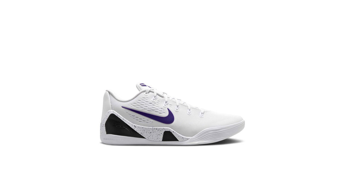 Nike Kobe 9 EM Low Protro TB White Court Purple | IH1401-100 | Laced