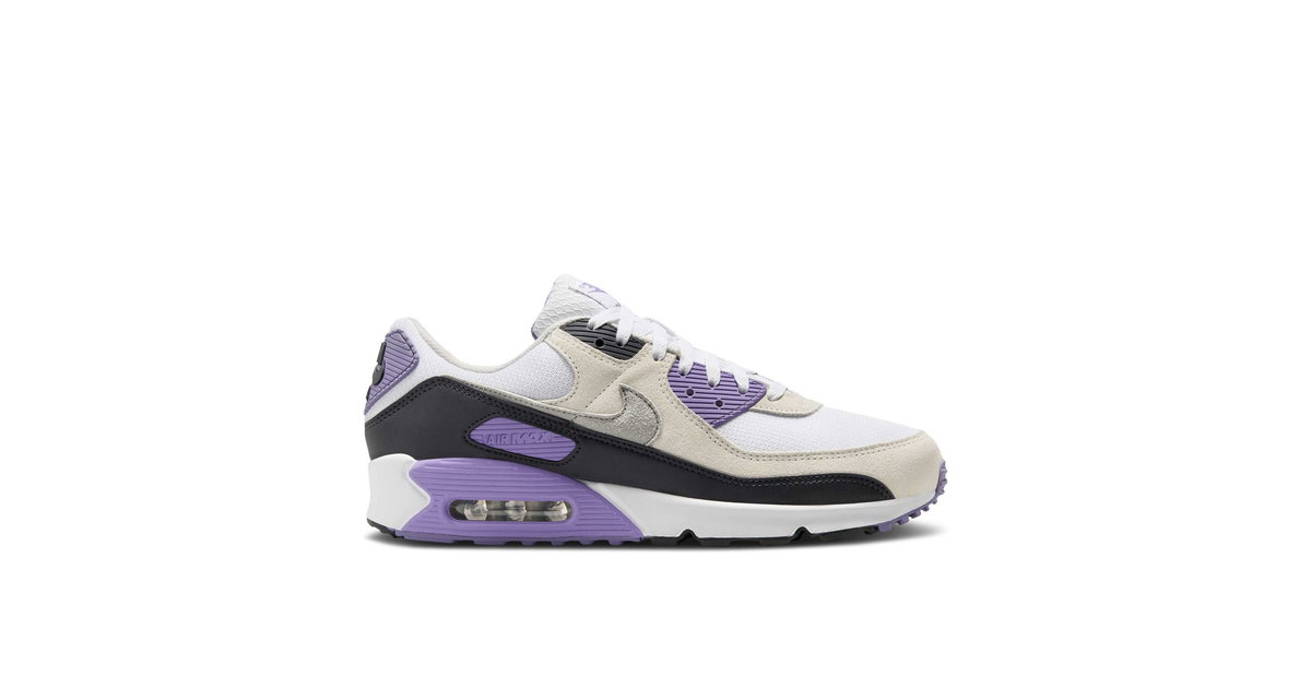 Nike Air Max 90 White Dusty Amethyst Photon Dust Light Smoke Grey