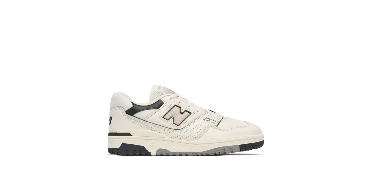 New Balance 550 Cream Black | BB550LWT | Laced