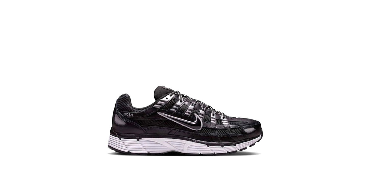 Nike P-6000 Black White Metallic Silver | CD6404-026 | Laced display picture 1