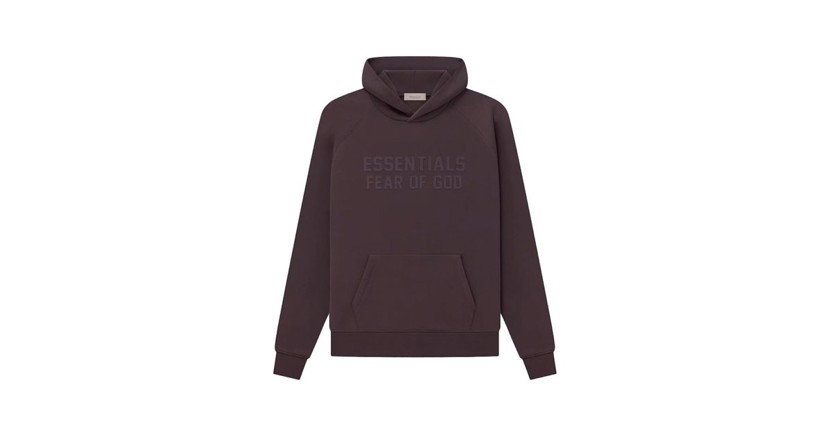 Fear of God Essentials Hoodie Plum | FEAR-OF-GOD-ESSENTIALS-00014