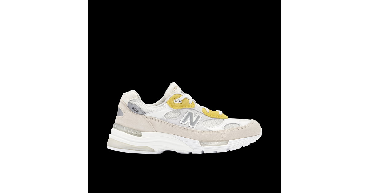 New Balance 992 x Paperboy Paris White Beige | M992PB1 | Laced