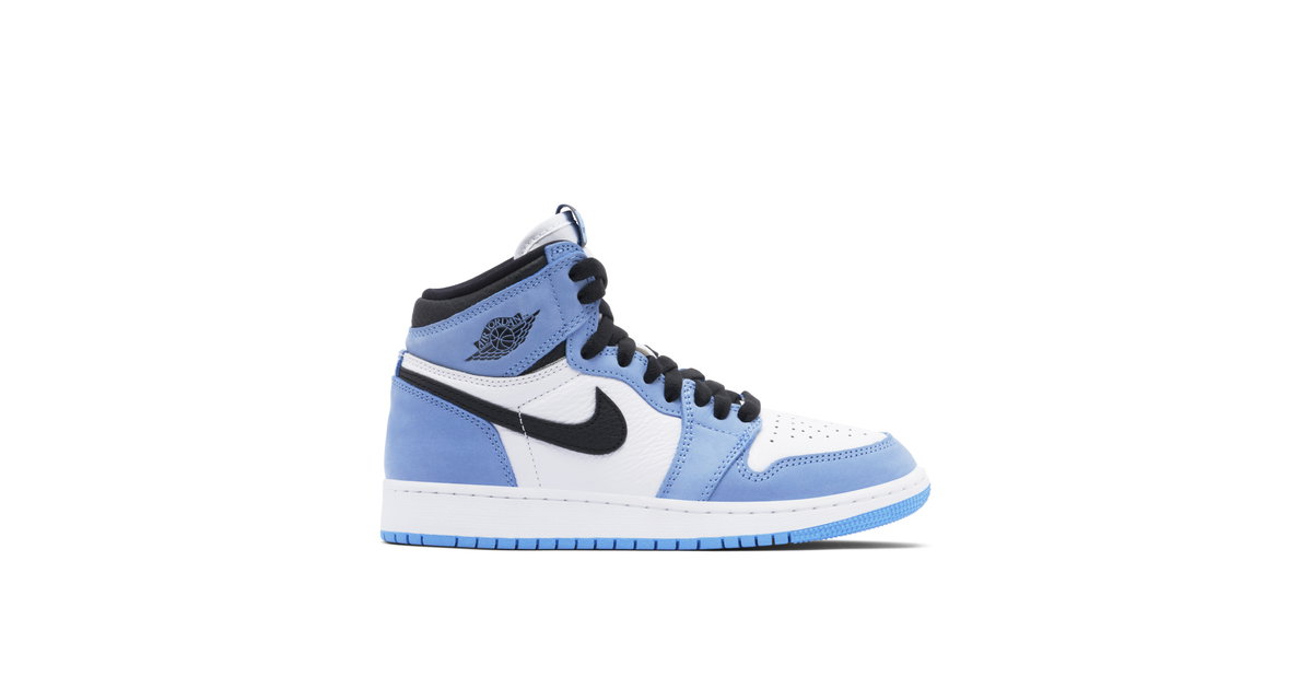 Air Jordan 1 Retro High White University Blue Black GS | 575441