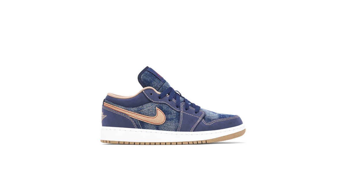 Air Jordan 1 Low SE Denim GS | DM4692-400 | Laced