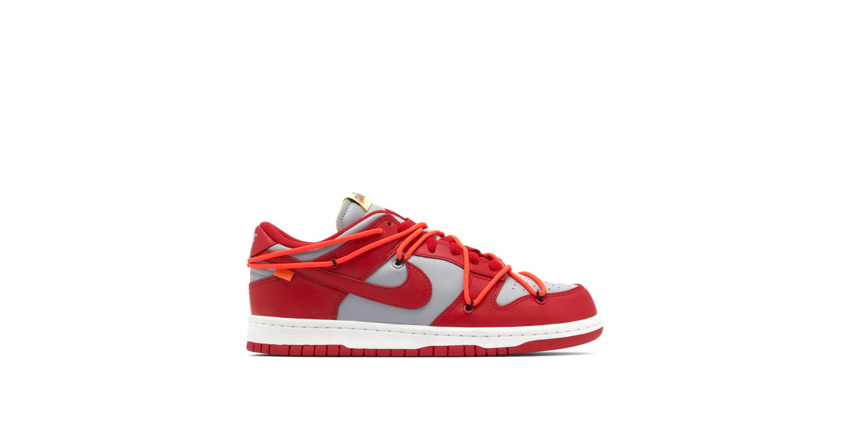 Off-White x Nike SB Dunk Low Red | CT0856-600 | Laced