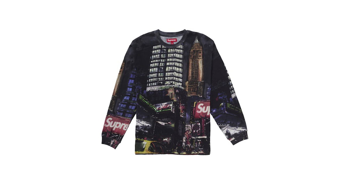 Supreme Skyline Sequin L/S Top Night | SUPREME-01640 | Laced