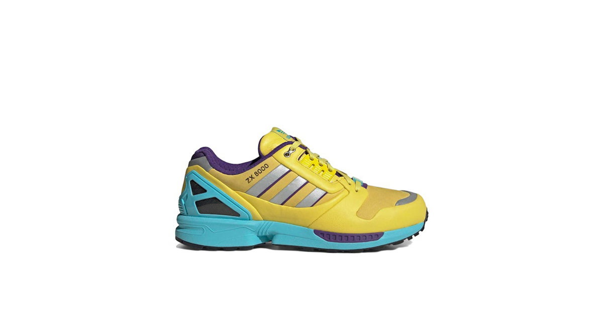 Adidas ZX 8000 Consortium Yellow Blue Glow | JQ4359 | Laced
