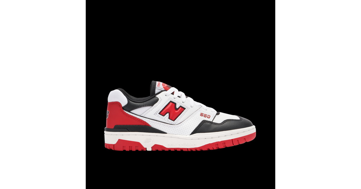 New Balance 550 White Team Red | BB550HR1 | Laced