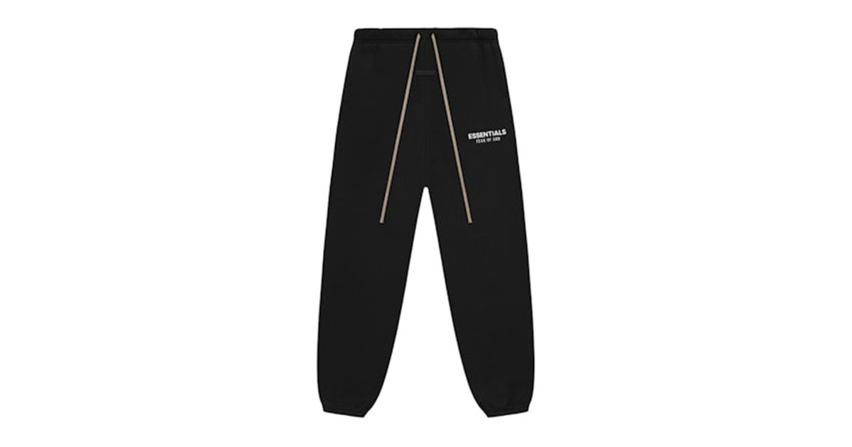 Fear of God Essentials Fleece Essential Sweatpant (FW24) Black