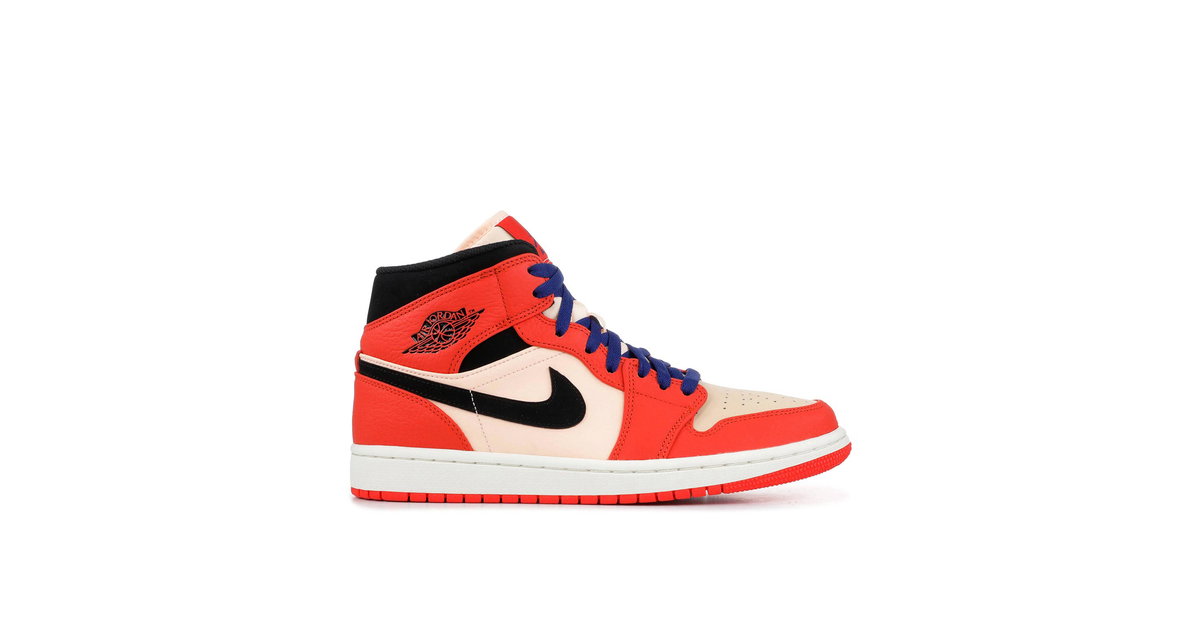 Air Jordan 1 Mid Team Orange Black | 852542-800 | Laced