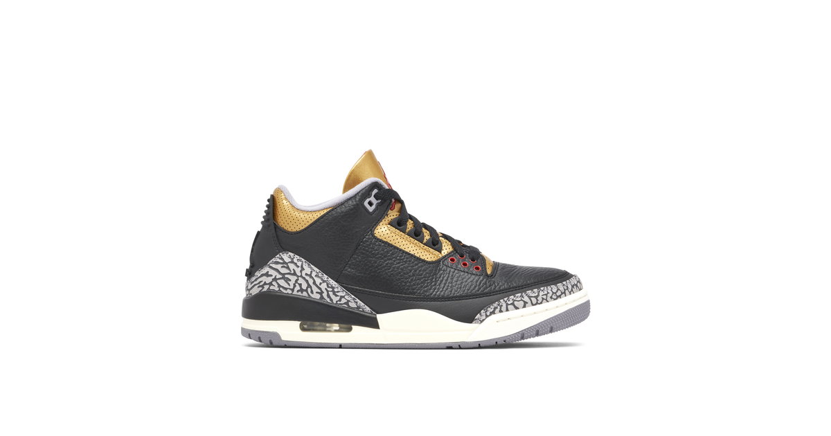 Air Jordan 3 Black Gold Womens | CK9246-067 | Laced