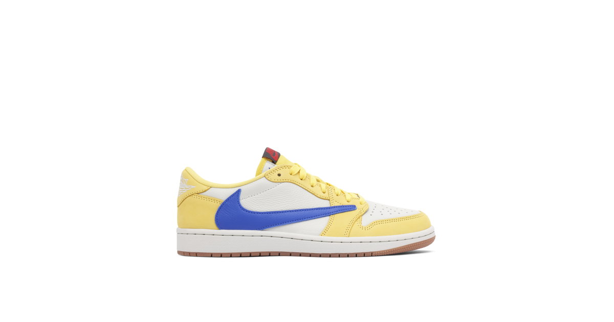Travis Scott × Nike Air Jordan 1 Canary Buy Air Jordan 1 Retro Low OG SP Travis Scott Canary – Newcop