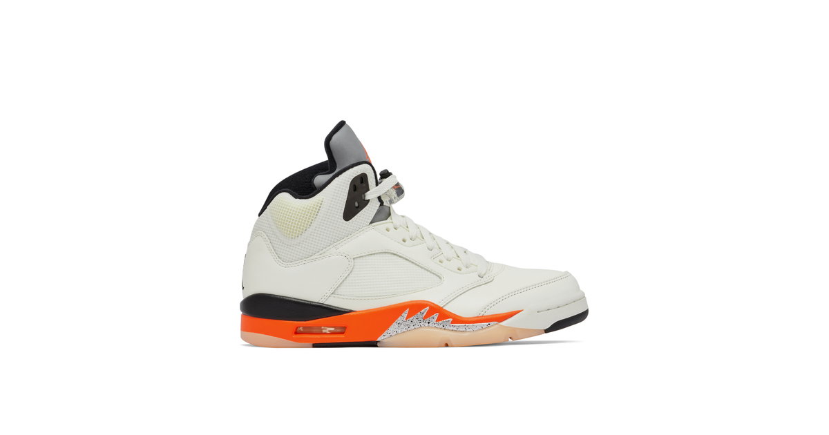 Nike Air Jordan 5 Retro Shattered Backboard Sail Orange DC1060 100 Men\'s Sz 10 Air Jordan 5 Shattered Backboard: Underrated, Where to Buy  main image 2