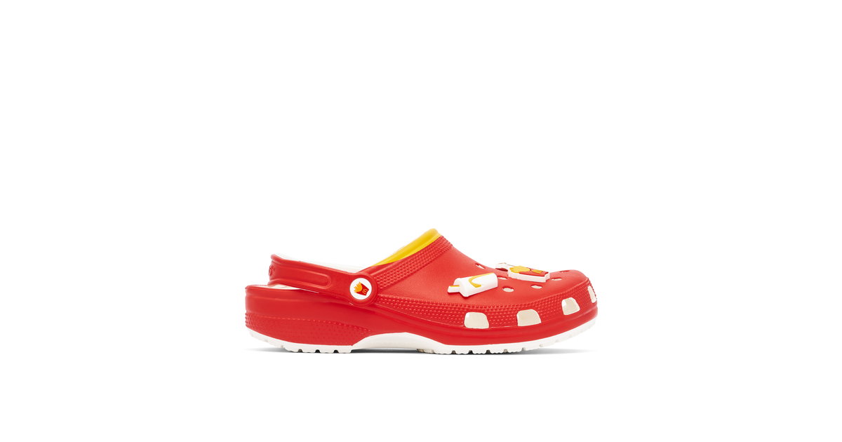 NEW Crocs McDonald\'s Classic Clogs 209858-90H Red/Yellow Size 10 Men main image 4