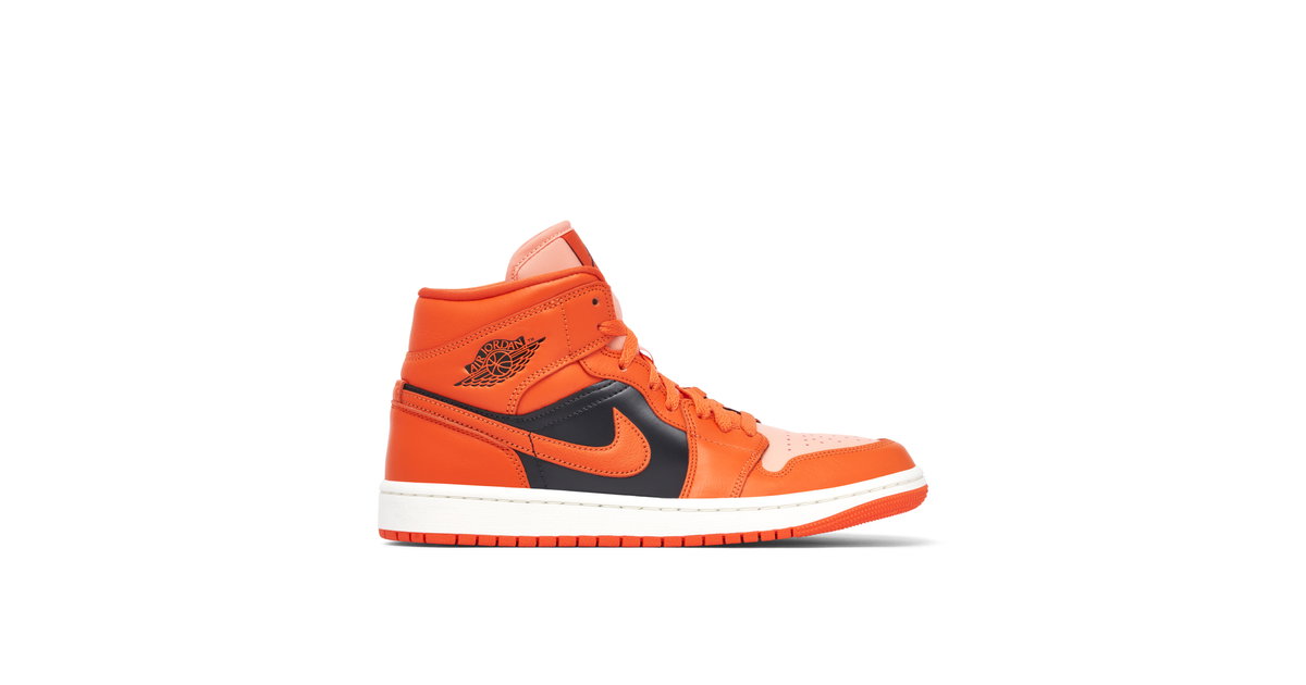 Jordan 0 Air Mid | SE Orange Nike Black White - MID JORDAN Laced