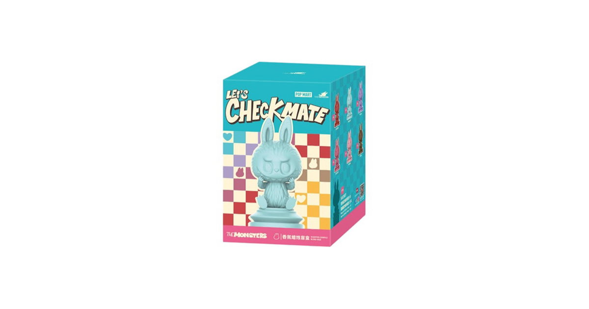 Pop Mart Labubu The Monsters Let's Checkmate Series Scented Candle