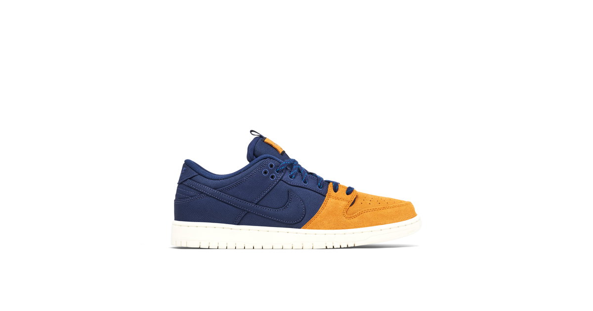 Nike SB Dunk Low Midnight Navy Desert Ochre | DX6775-400 | Laced