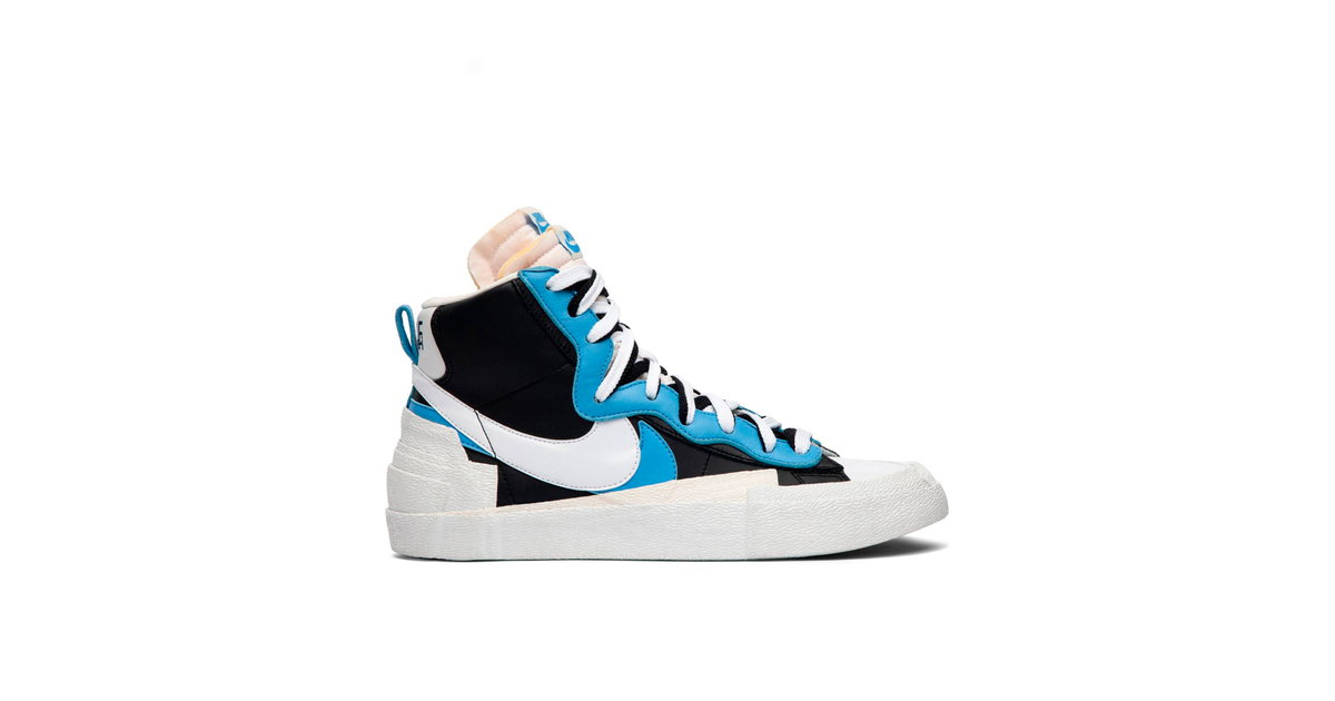 Sacai x Nike Blazer Mid Black Blue | BV0072-001 | Laced