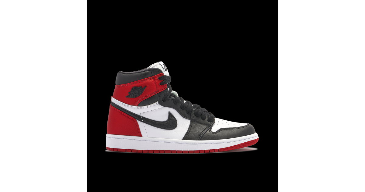 Air Jordan 1 Satin Black Toe Womens | CD0461-016 | Laced