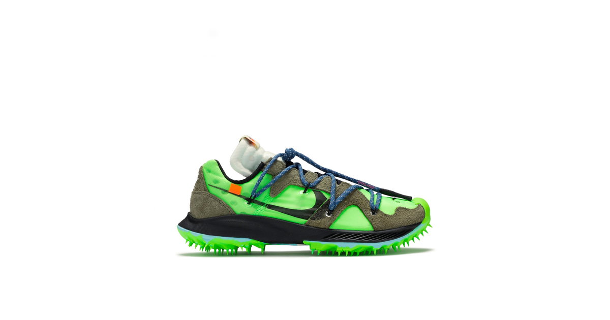 Off-White X Nike Zoom Terra Kiger 5 Electric Green | CD8179-300 