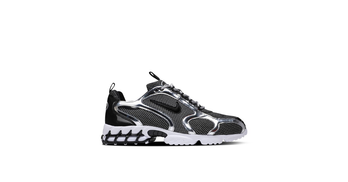 Stussy x Nike Air Zoom Spiridon Cage 2 Pure Platinum | CU1854-001