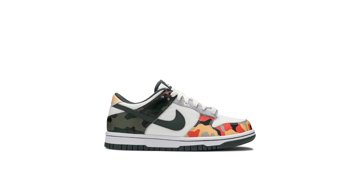 Nike Dunk Low Sail Multi-Camo GS | DB1909-100 | Laced