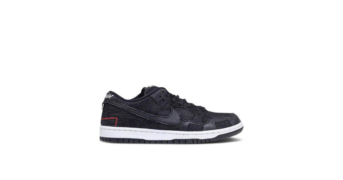 Wasted Youth x Dunk Low SB Black Denim | DD8386-001 | Laced