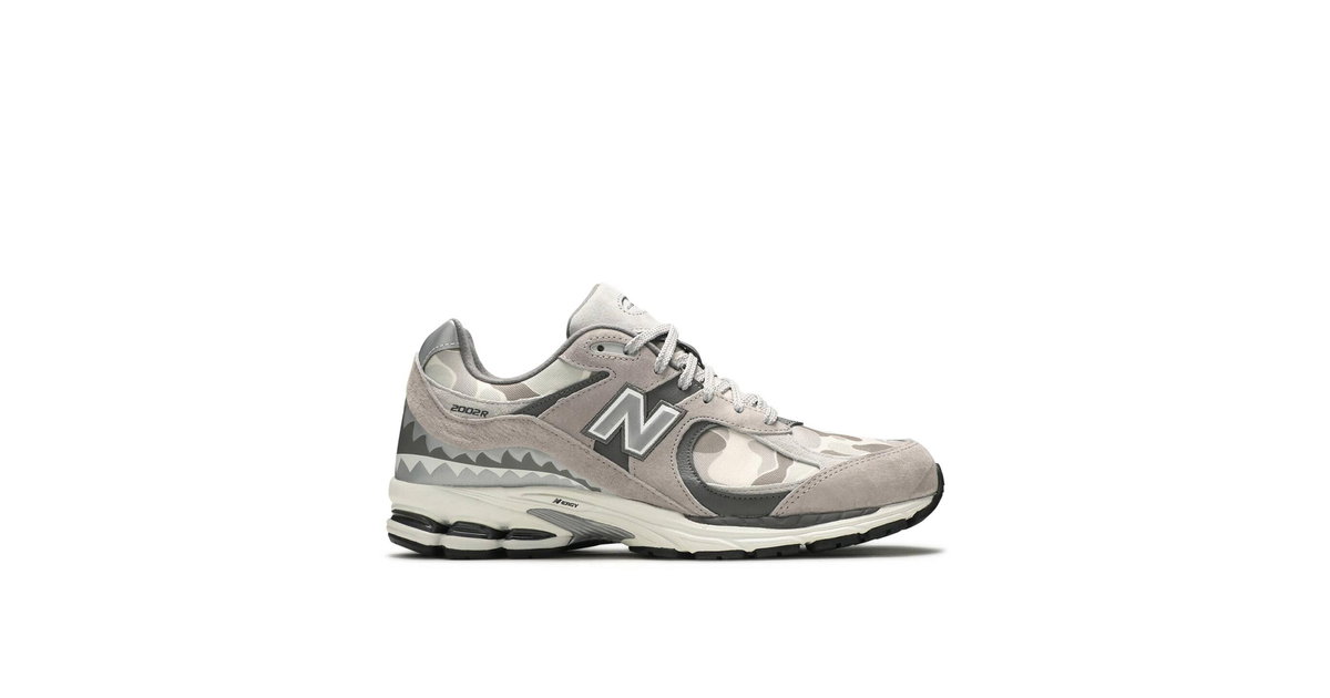 New Balance 2002R x BAPE Grey Camo | M2002RBG | Laced
