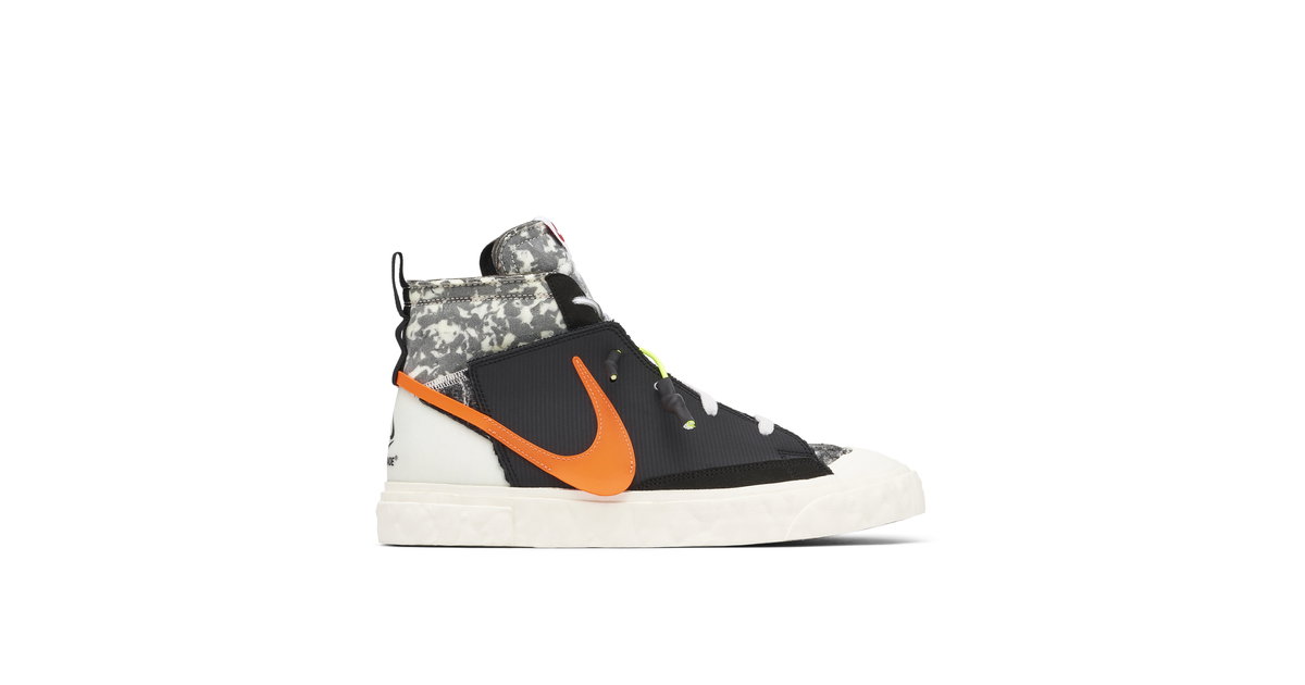 NIKE x READYMADE Blazer Mid  Womens 10 MEN 8.5‎ Black Orange High Top Sneakers Nike Blazer Mid Readymade Black OG Box main image 4