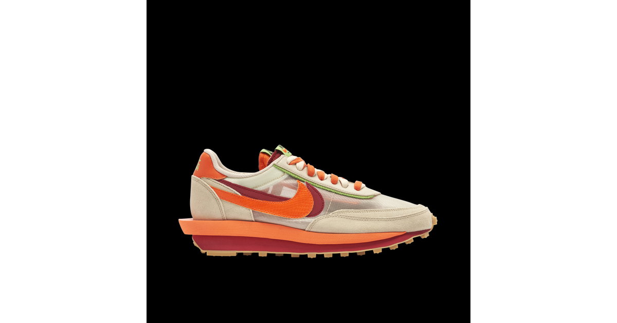 Nike LDWaffle x CLOT x Sacai Net Orange Blaze | DH1347-100 | Laced