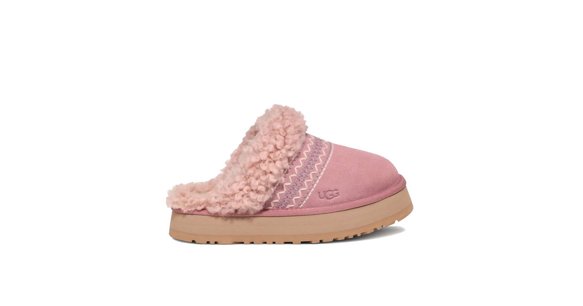 UGG Disquette Atherson Slipper Rose Grey Womens | 1158282-RSGRY