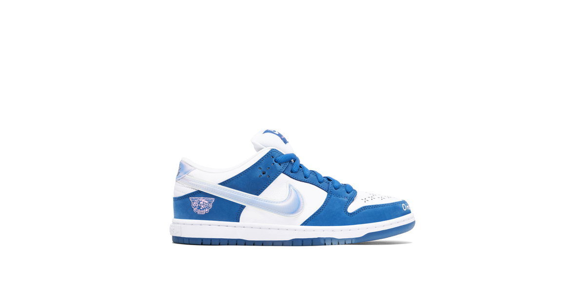 Nike SB Dunk Low x Born x Raised White Blue | FN7819-400 | Laced