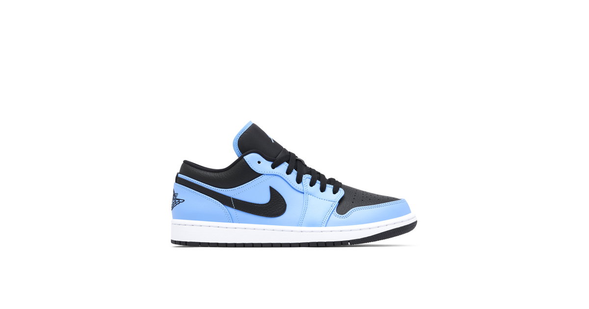Air Jordan 1 Low University Blue Black | 553558-403 | Laced