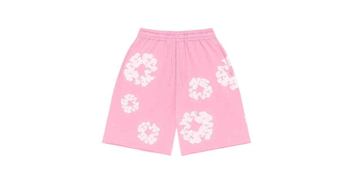 DENIM TEARS COTTON WREATH SHORTS ショーツ Denim Tears The Cotton Wreath Shorts Pink | DENIM-TEARS-00033 | Laced