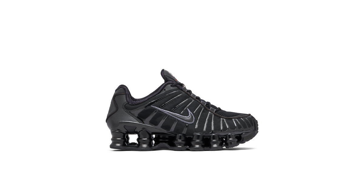 Nike Shox TL Black Red Womens | AR3566-002 | Laced