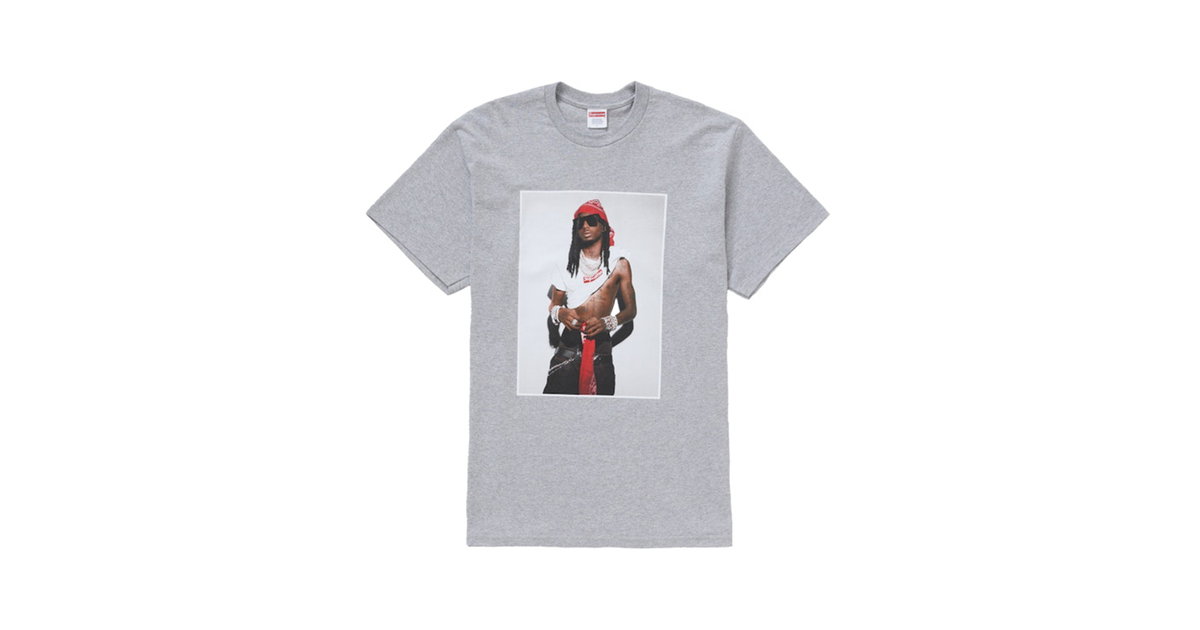 Supreme Playboi Carti Tee Heather Grey | SUPREME-01770 | Laced