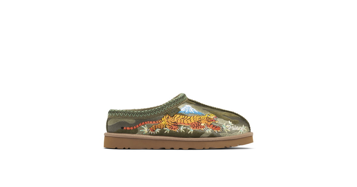 UGG Tasman Slipper Palace Burnt Olive Camo | 1172070-GRNC | Laced